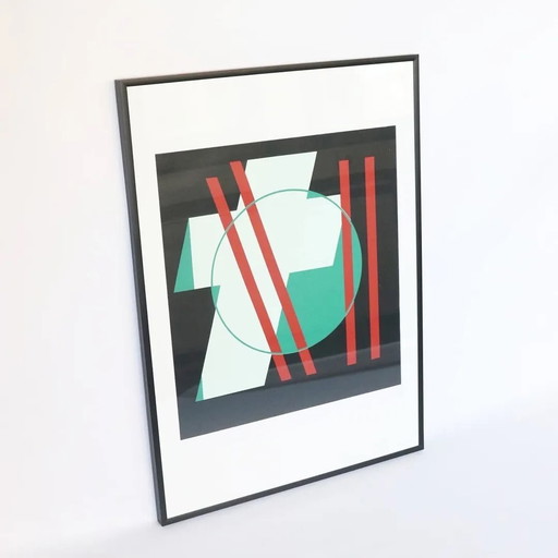 Unique Screen Print Danish Design Limited Vintage