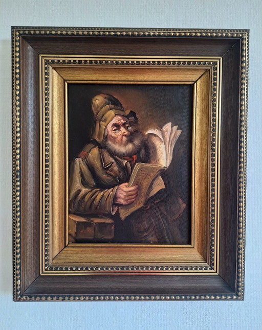 The Reader – schilderijen tekeningen, Canvas (photo 2 of 5)