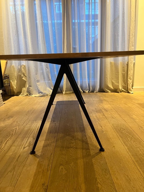 Tavolo da pranzo Hay - Pyramid 190x85 cm - piano in rovere – Tavoli da pranzo, Metal, Wood (photo 4 of 5)