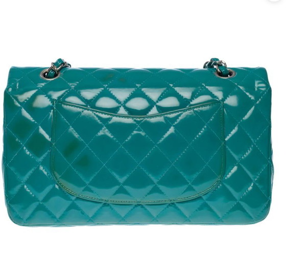 Image 1 of Borsa CHANEL Timeless/Classique in Cuir Bleu - 1012835