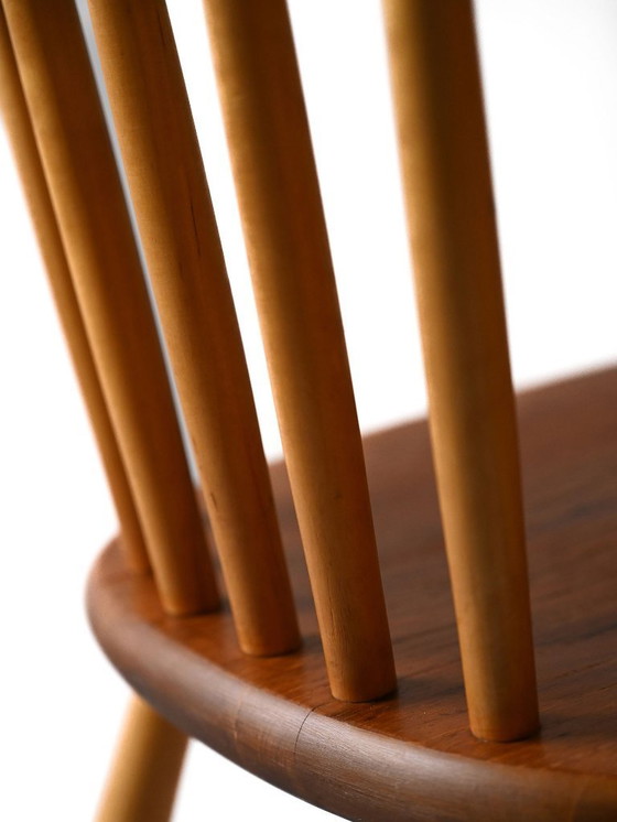 Image 1 of Pair of Vintage Scandinavian Pinstolar Chairs