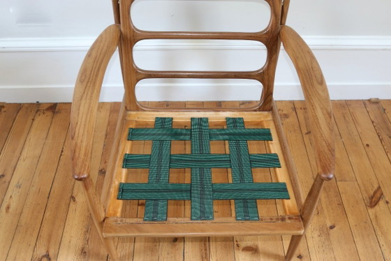Image 1 of Fauteuil scandinave vintage teck Grete Jalk 1960