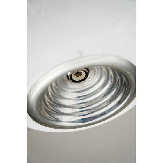 Image 1 of Vintage black and white pendant lamp by Pier Giacomo and Achille Castiglioni for Flos, 1965