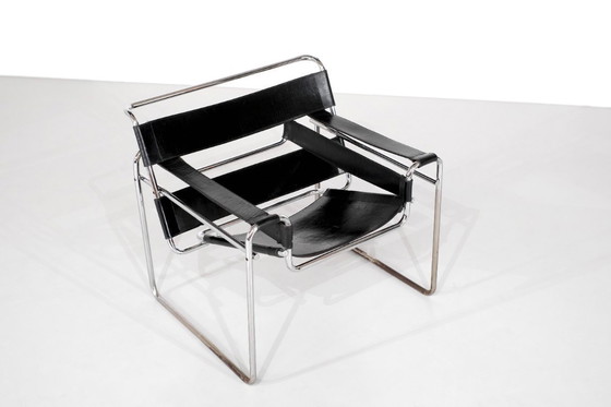 Image 1 of “B3 Wassily” armchair by Marcel Breuer for Gavina, Italy, 1925.