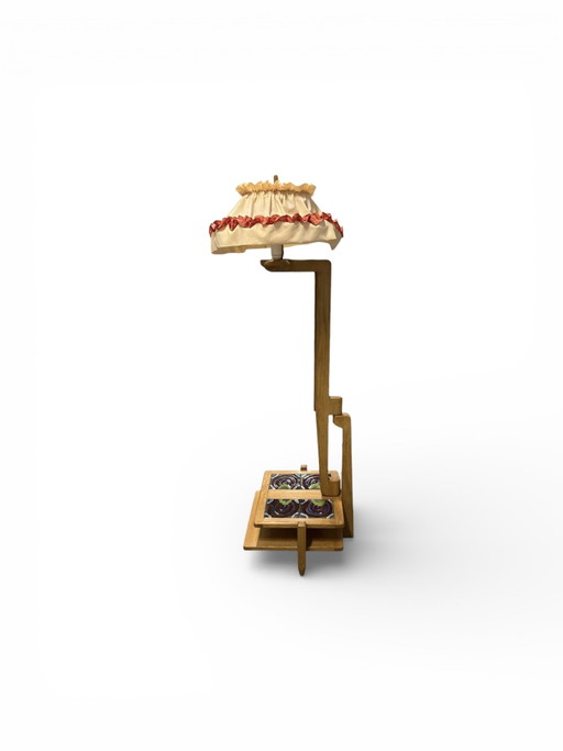 Stehleuchte aus Eiche und Keramik von Guillerme & Chambron für Ihr Zuhause