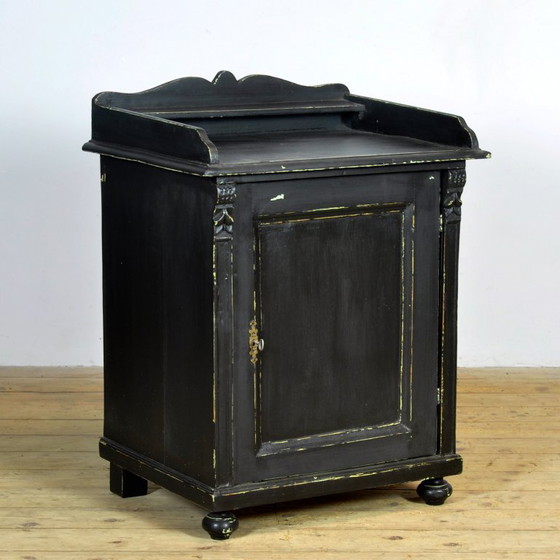 Image 1 of Black Pine cabinet, circa 1900