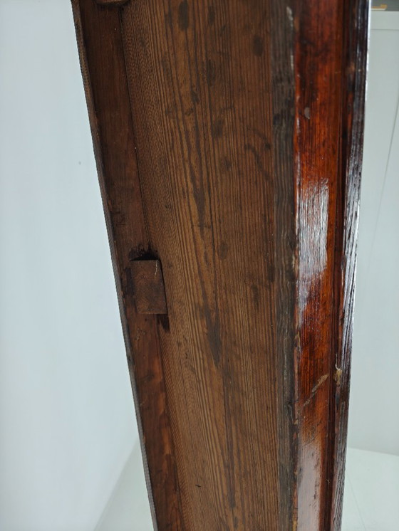 Image 1 of Banco ferroviario victoriano de pino albar – Halstead's, Todmorden