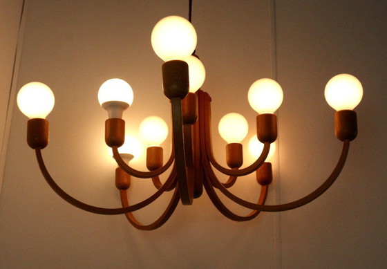Domus Hanglamp Kroonluchter Vintage Eiken – Hanglampen, Wood (photo 20 of 20)