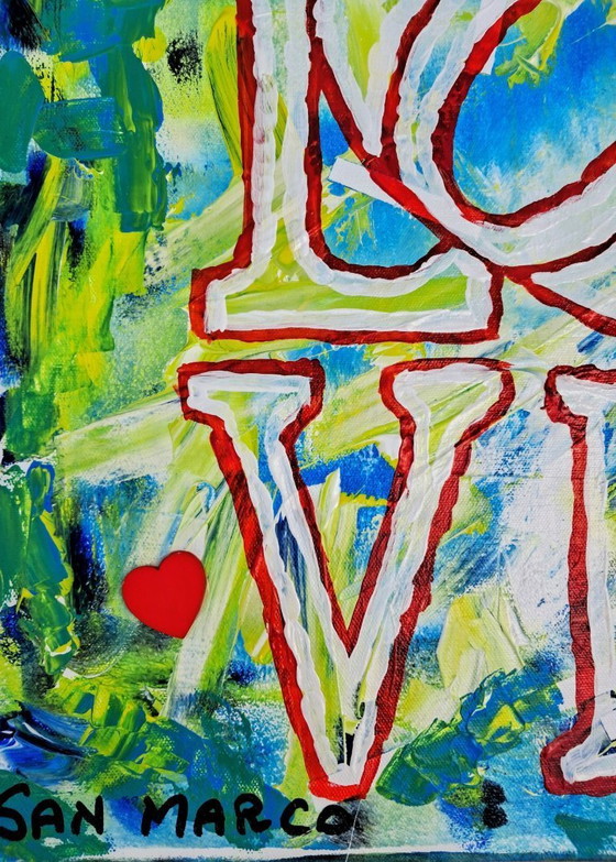 Image 1 of Enzo SAN MARCO - Love Inclusive 2 ® - Urban Jungle - Artist's painting