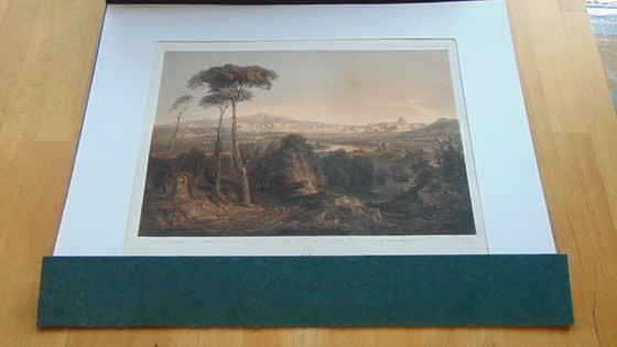 Image 1 of Karl Lindemann-Frommel (1819-1891) Lithographie Rom