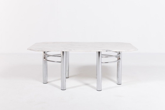 Image 1 of Modern Italian design marble coffee table