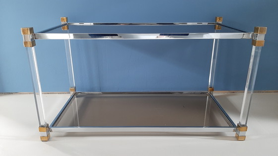 Image 1 of Tavolino da caffè/tavolino laterale Belgochrom anni '70