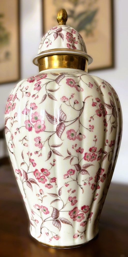 Thomas Ivory Bavaria Germany – Jar / Ginger Jar with Lid – ca. 1929–1949 – Decorated Porcelain