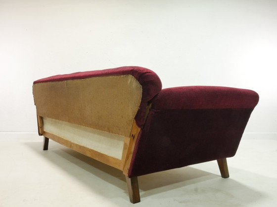 Image 1 of Canapé vintage avec pouf, canapé, années 60, Germany