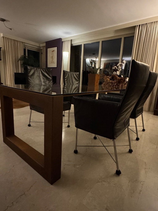 Designer Dining Table Corten Steel