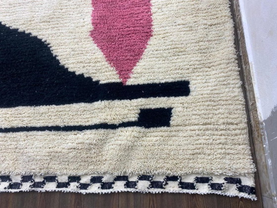 Image 1 of Handgeknüpfter Beni-Ourain-Wollteppich, 3 x 3 m