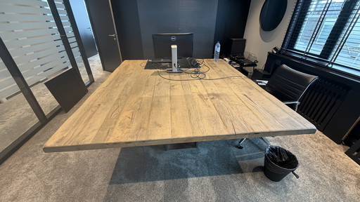 Rofra Home bureau rovere/acciaio su misura 180x200