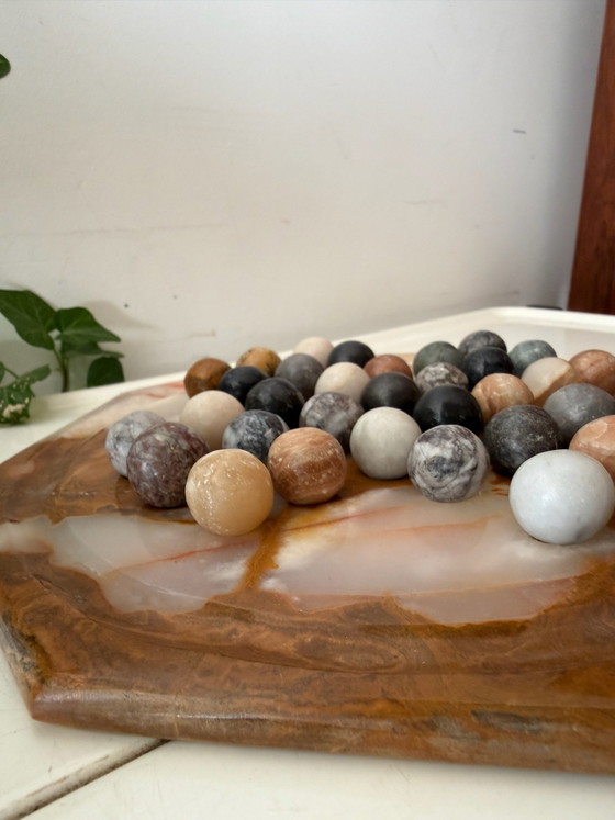 Vintage onyx solitaire game – Decorative Objects, Stone (photo 3 of 5)