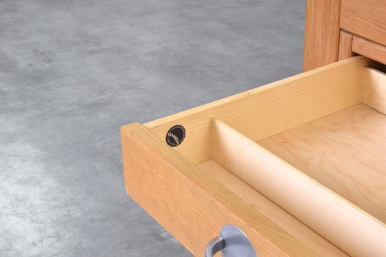 Image 1 of Scrivania Mid-Century in quercia di Chr. Rasmussen per Randers Møbelfabrik, anni '70.