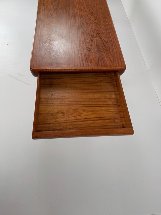 Image 1 of Johannes Andersen Couchtisch für CF Christensen – Dänisches Design mit versteckter Funktionalität