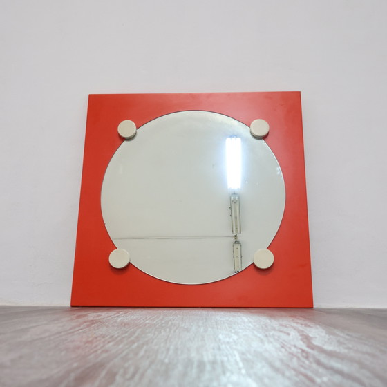 Image 1 of Space Age Mirror Design 1970s Modern Vintage
