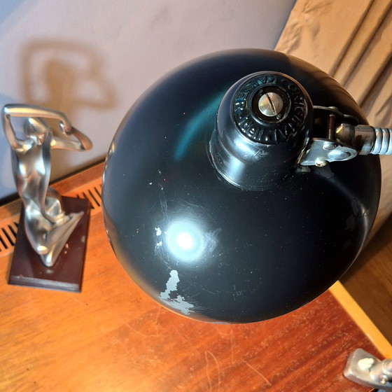 Image 1 of Unique Vintage Clam Lamp Original Kaiser idell 30s 40s