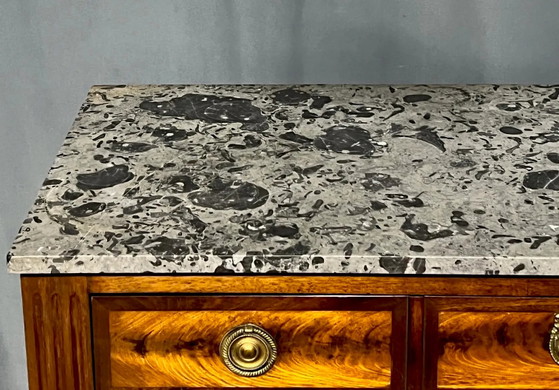 Cassettiera in stile Luigi XVI – Cassettiere, Bronze, Marble (photo 5 of 8)