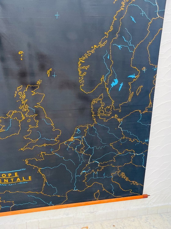 Image 1 of Old Western Europe school map Aug Bossaerts