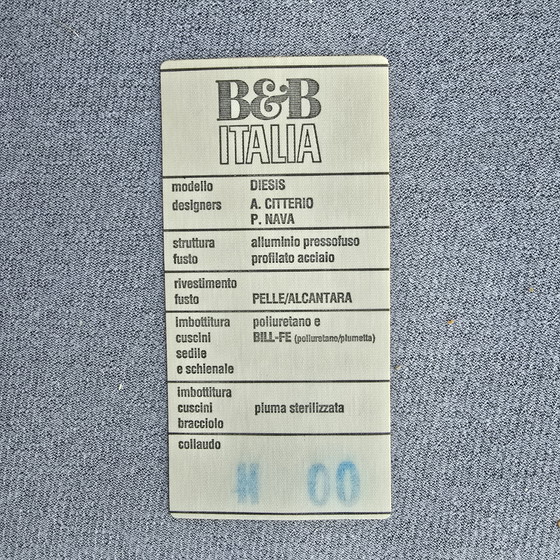 Image 1 of B B ITALIA DIESIS SOFA DAYBED VINTAGE JAREN 60 70 80 ZITSET LEREN SOFA BANKJES BANK