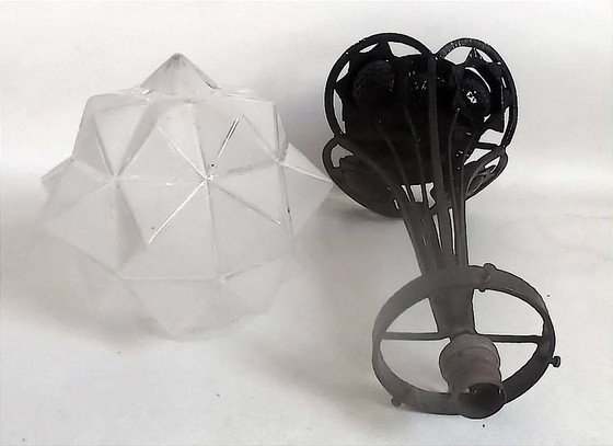 Image 1 of Art Deco pendant light, 45 cm high