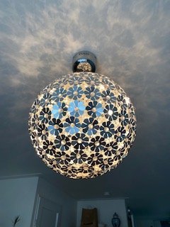 Image 1 of Steinhauer Bulb Pendant Lamp of Flowers, Diameter 50