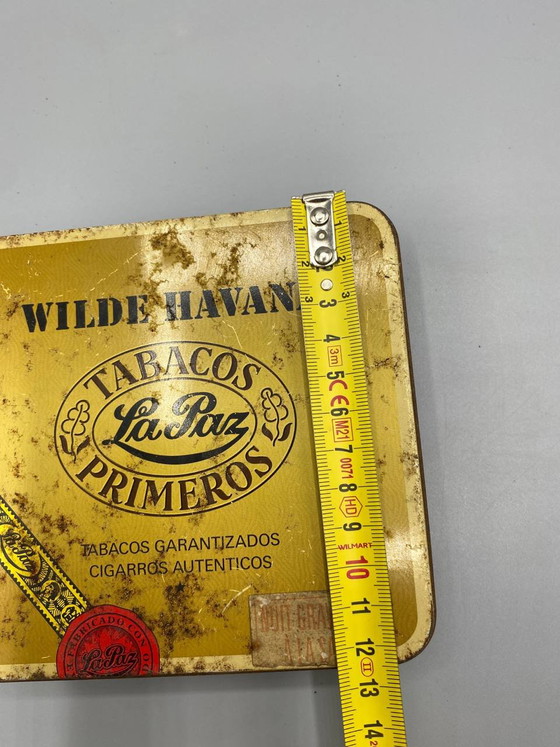 Cigar box La Paz Wilde Havana – Tabacos Primeros – Netherlands, 1980s-1990s – Decorative Objects, Metal (photo 3 of 3)