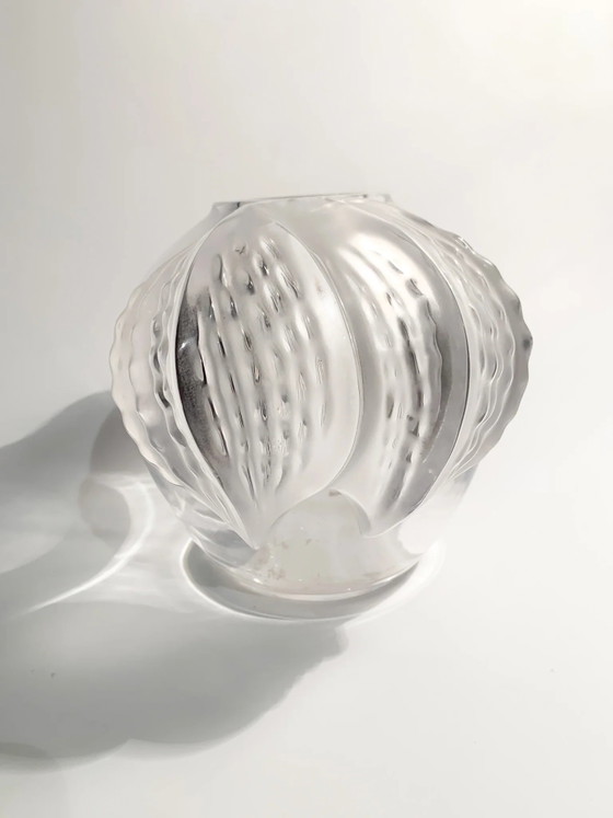Vase en Cristal Lalique, Modèle San Diego, Années 1940 – Art Deco (photo 10 of 10)