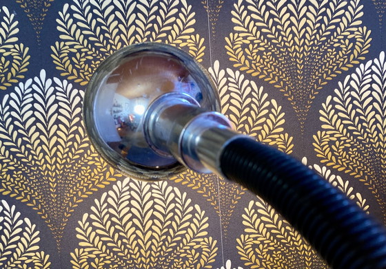 Image 1 of Lampada da tavolo Valenti con morsetto Hebi Italia anni '70 vintage cromata