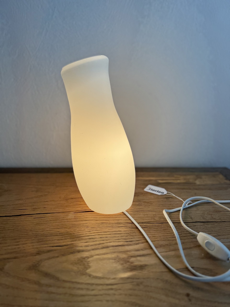 Lampada da tavolo Mylonit vintage IKEA bianca