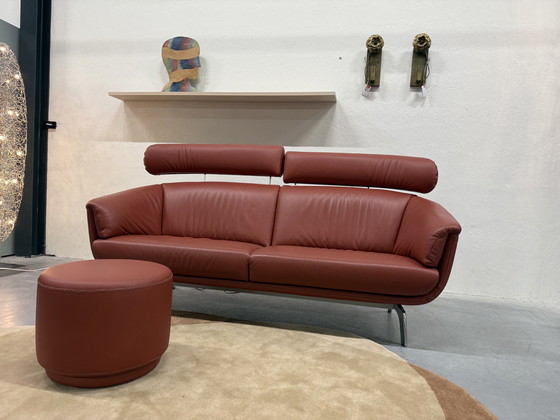 Image 1 of Leolux Ascana Bank 3 Zits Senso Terra 210