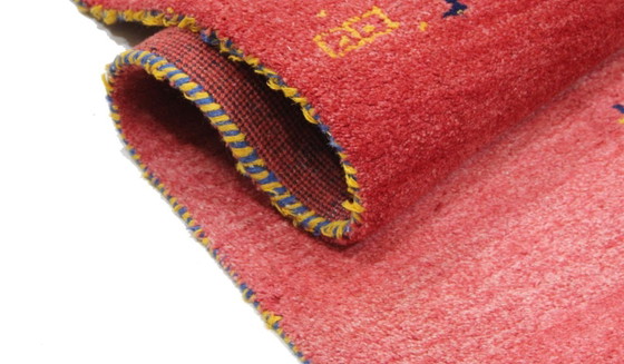 Image 1 of Origineel modern Indo Gabbeh wollen tapijt 300 x 80 cm, uitstekende staat.