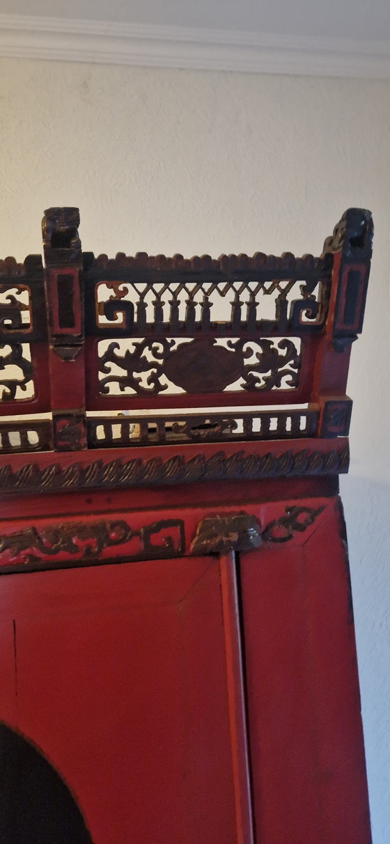 Image 1 of Antico armadio da sposa cinese - Esemplare unico