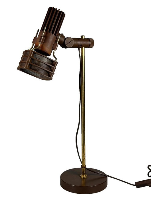 60s 70s Table Lamp Desk Lamp Space Age Design Metal Plastic – tafellampen