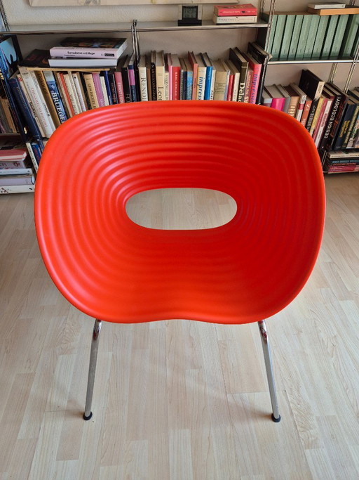 4× Vitra Tom Vac Sedia rossa – Ron Arad