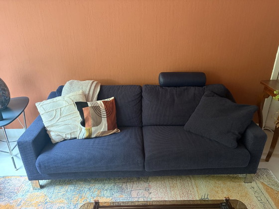 Divano Leolux in tessuto blu scuro, Divani 2 posti, Tessile (foto 5 di 5)
