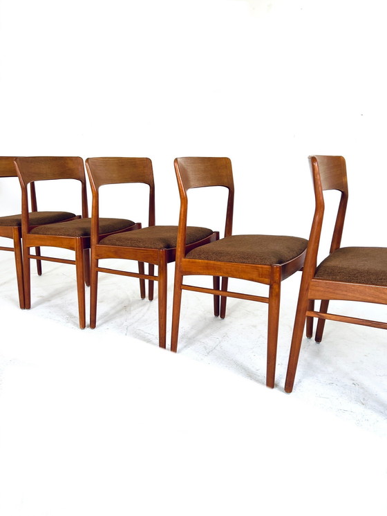 Image 1 of 6x vintage dining chair, Henning Kjærnulf '60