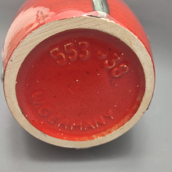 Image 1 of Scheurich, Allemagne de l'Ouest Vase - 553-38 Fat Lava