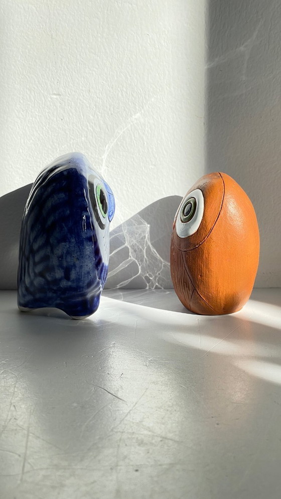 Image 1 of Gufi in ceramica vintage fatti a mano