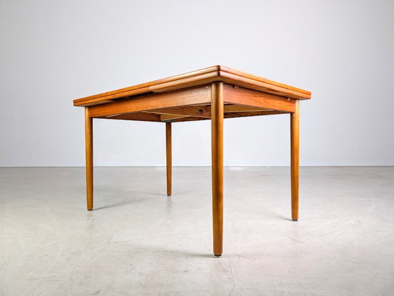 Image 1 of Midcentury Esstisch ausziehbar Rogenstrup Vintage teak danish