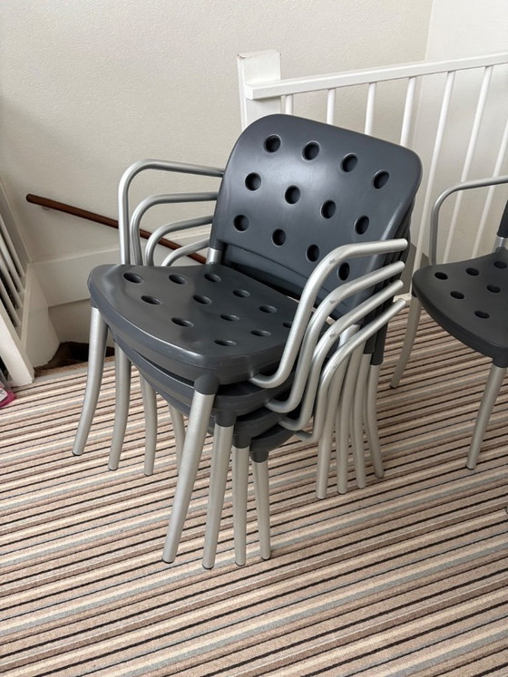 Silla Halifax mini comedor/cantina – Sillas de comedor, Plástico, Aluminio (photo 2 of 6)