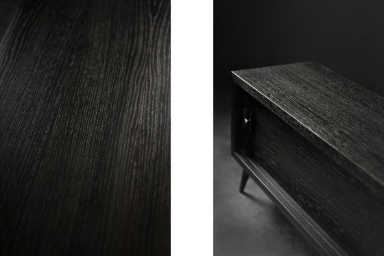 Image 1 of Vintage dark oak sideboard, 1960