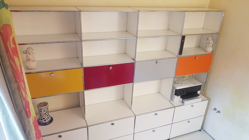 USM Haller wall shelf, 2.3m x 3.03m x 35-50cm