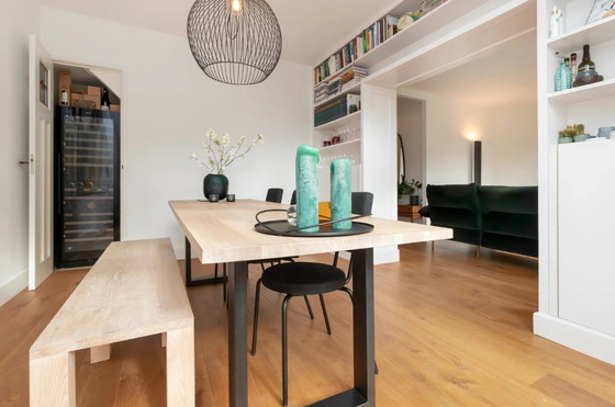 Image 1 of Stijlvolle eettafel met zitbank (80cm x 260cm)