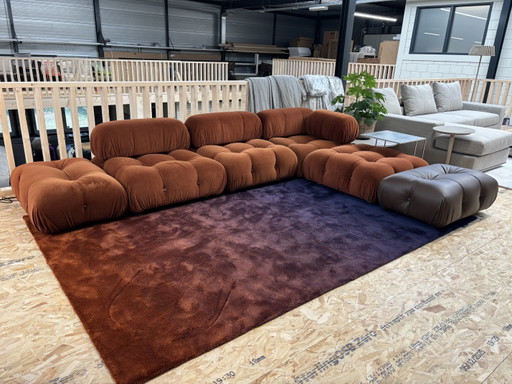 B&B Italia Camaleonda Licata 333 Terracotta Velours & Leder – modulaire banken, Textile